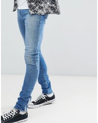 blaue enge Jeans von ASOS DESIGN