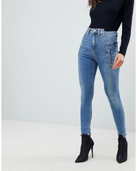 blaue enge Jeans von ASOS DESIGN