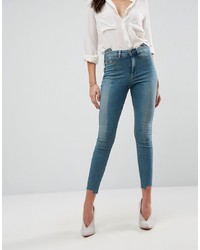 blaue enge Jeans von ASOS DESIGN