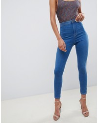 blaue enge Jeans von ASOS DESIGN