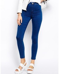 blaue enge Jeans von Asos