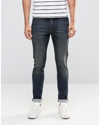 blaue enge Jeans von Asos