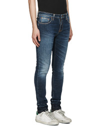 blaue enge Jeans von Nudie Jeans