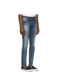 blaue enge Jeans von Nudie Jeans