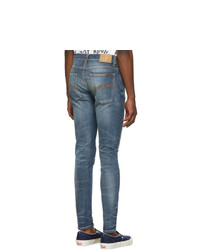 blaue enge Jeans von Nudie Jeans