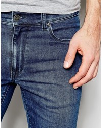 blaue enge Jeans von Asos