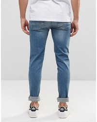 blaue enge Jeans von Asos