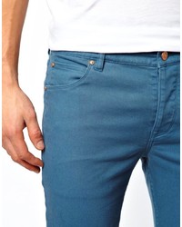 blaue enge Jeans von Asos