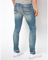 blaue enge Jeans von Asos