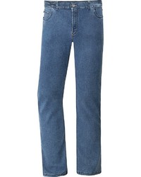 blaue enge Jeans von Charles Colby