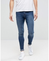 blaue enge Jeans von Cheap Monday