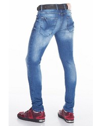 blaue enge Jeans von Cipo & Baxx