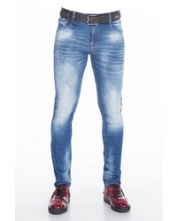 blaue enge Jeans von Cipo & Baxx