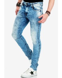 blaue enge Jeans von Cipo & Baxx