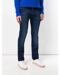 blaue enge Jeans von Jacob Cohen