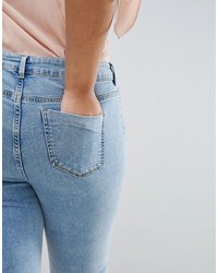 blaue enge Jeans von Asos