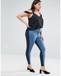 blaue enge Jeans von Asos