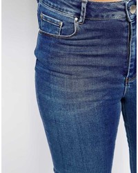 blaue enge Jeans von Asos