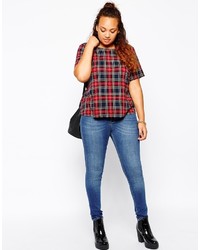 blaue enge Jeans von Asos