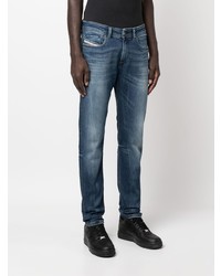 blaue enge Jeans von Diesel