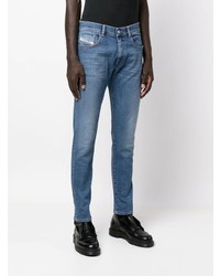 blaue enge Jeans von Diesel