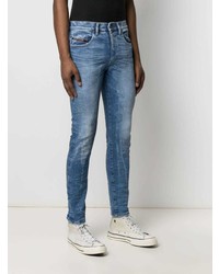 blaue enge Jeans von Diesel