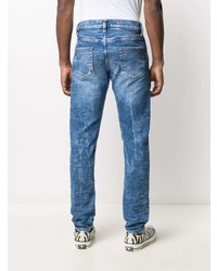 blaue enge Jeans von Diesel