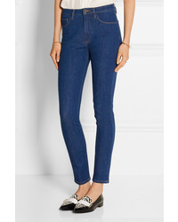 blaue enge Jeans von Victoria Beckham