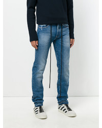 blaue enge Jeans von Off-White