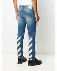 blaue enge Jeans von Off-White