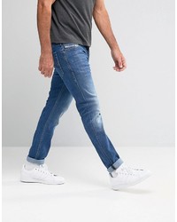 blaue enge Jeans von Diesel