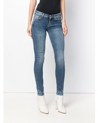 blaue enge Jeans von 7 For All Mankind