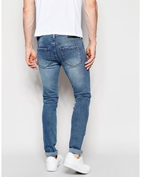 blaue enge Jeans von Dr. Denim