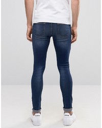 blaue enge Jeans von Asos