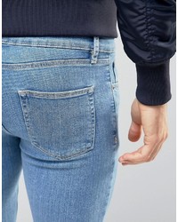 blaue enge Jeans von Asos