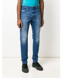 blaue enge Jeans von Diesel