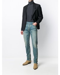 blaue enge Jeans von Ermenegildo Zegna