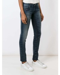 blaue enge Jeans von Diesel