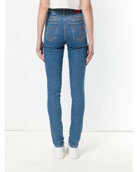 blaue enge Jeans von Fiorucci