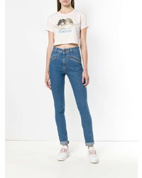 blaue enge Jeans von Fiorucci