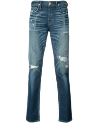 blaue enge Jeans von Hudson