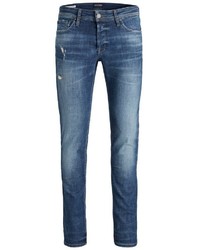 blaue enge Jeans von Jack & Jones