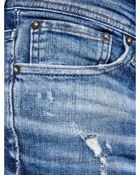 blaue enge Jeans von Jack & Jones