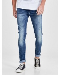 blaue enge Jeans von Jack & Jones