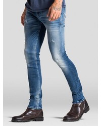 blaue enge Jeans von Jack & Jones