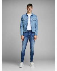 blaue enge Jeans von Jack & Jones