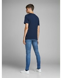 blaue enge Jeans von Jack & Jones