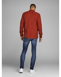 blaue enge Jeans von Jack & Jones