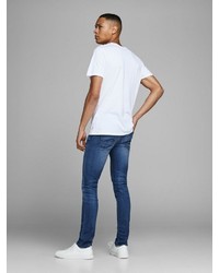 blaue enge Jeans von Jack & Jones