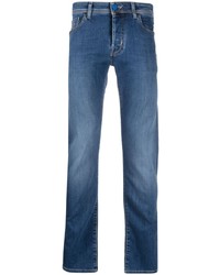 blaue enge Jeans von Jacob & Co.